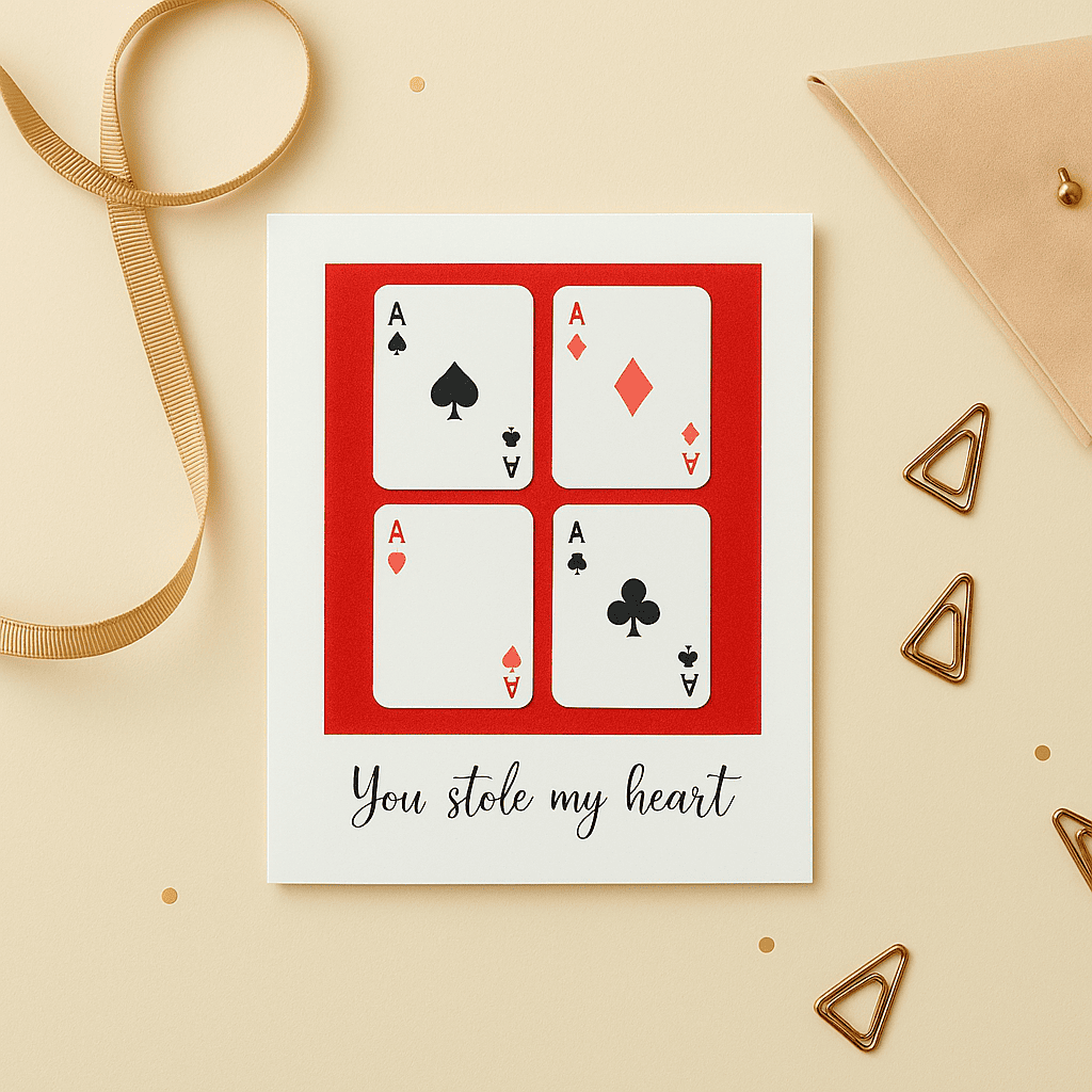 You Stole My Heart Creative Card