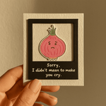 Sorry Polaroid Card