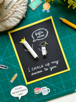 Chalk Teacher’s Day Card