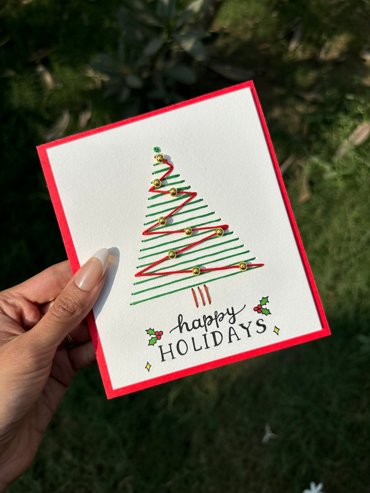 Happy Holidays Christmas Card