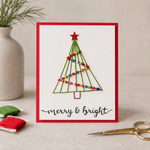 Beaded Christmas Tree Template