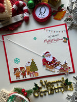 Santa Claus Christmas Rope Card