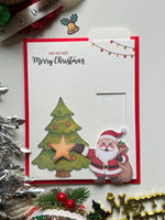 Santa Christmas Slider Card
