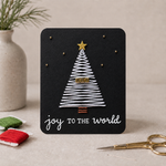 Joy Christmas Tree Card Template