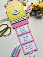 Teacher’s Day Pencil Slider Card