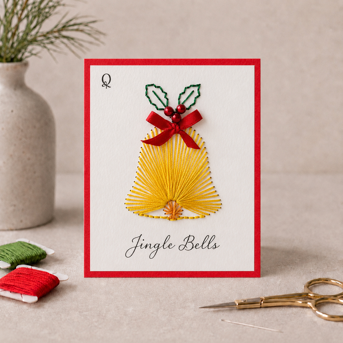 Jingle Bell Christmas Card Template