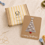Christmas Tree Thread Card DIY Kit
