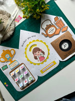 Pencil Shaped TriFold Teachers Day Card