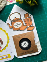 Pencil Shaped TriFold Teachers Day Card