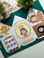 Pencil Shaped TriFold Teachers Day Card
