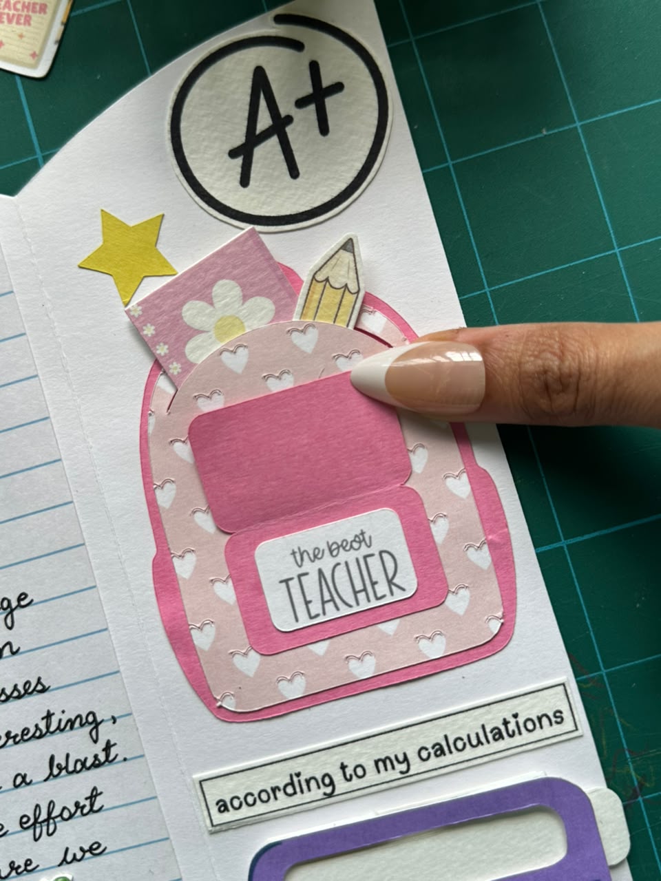 Teachers Day Tri Fold Card