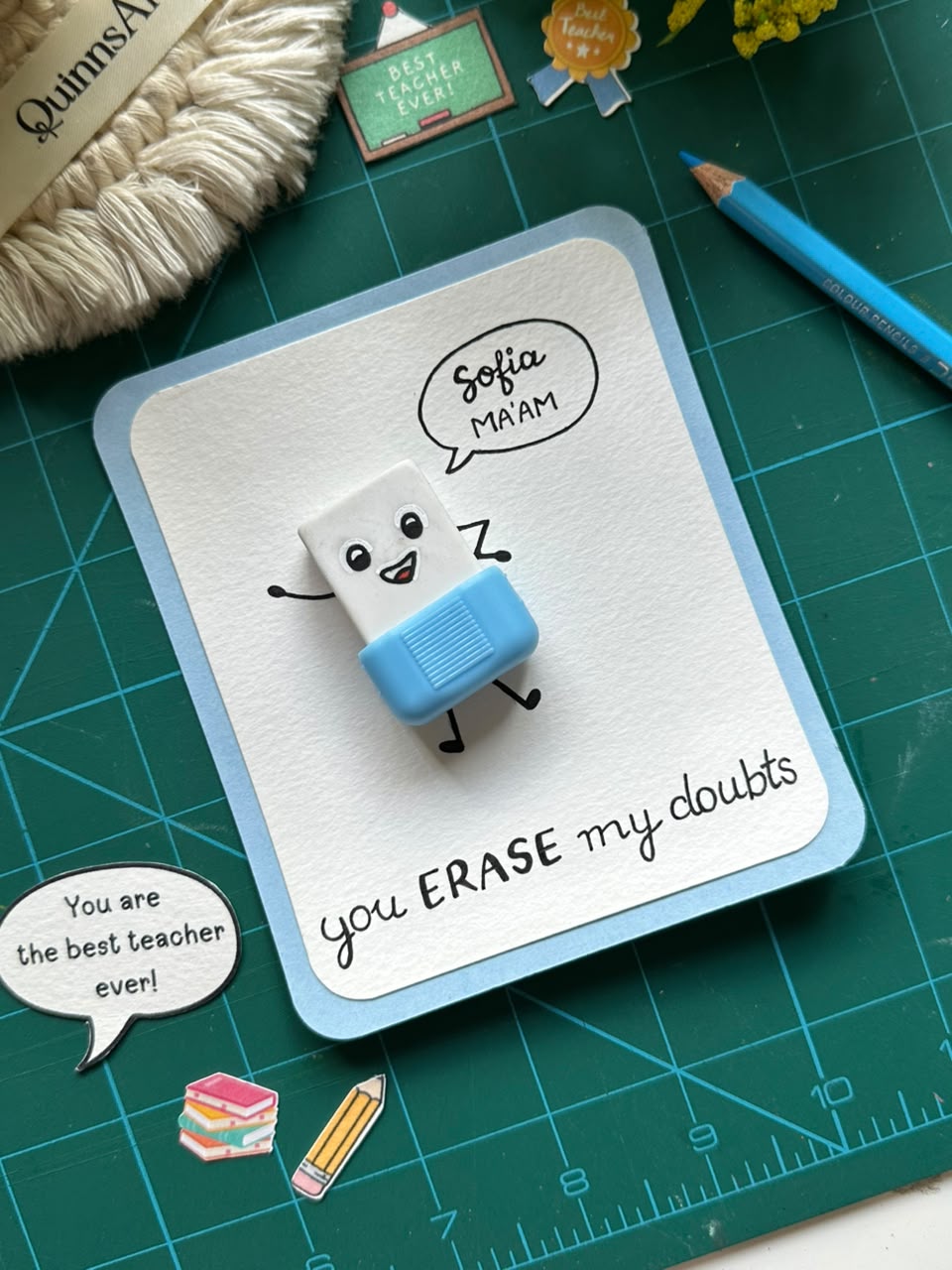 Chalk Teacher’s Day Card