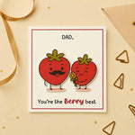 Berry Best Dad Card