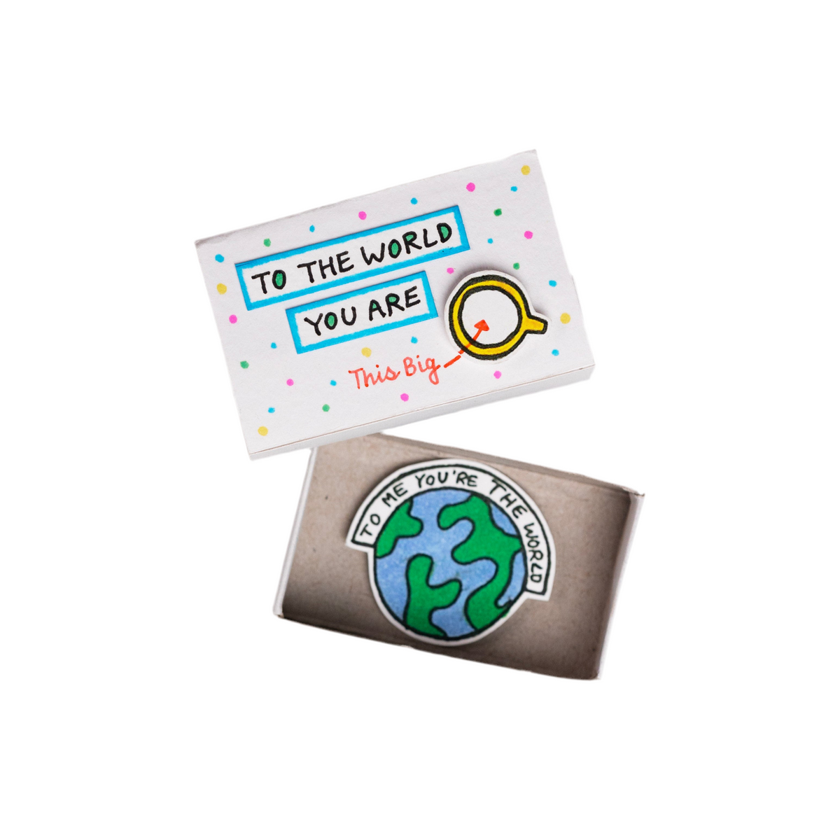 You Are The World Matchbox