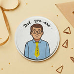 Dad Circular Tie Card