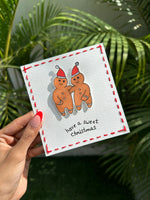 Gingerbread ChristmasPun Card