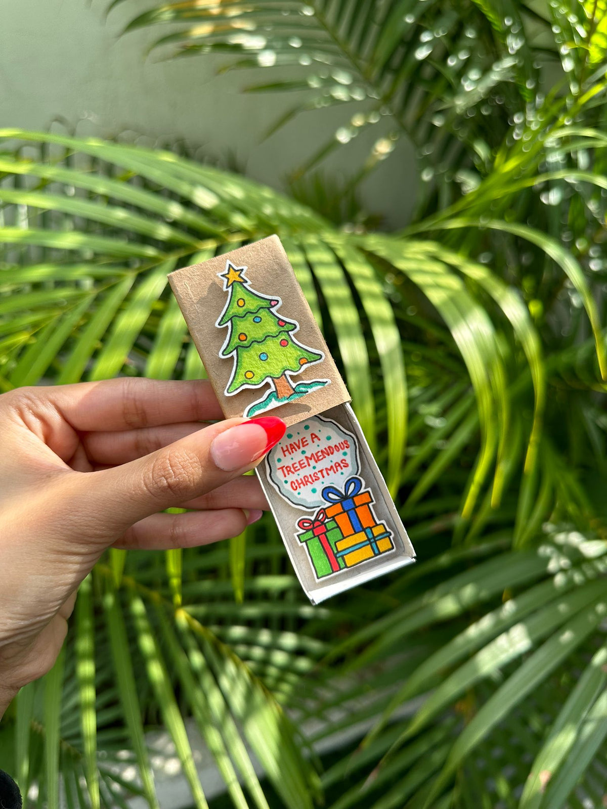 Christmas tree Matchbox