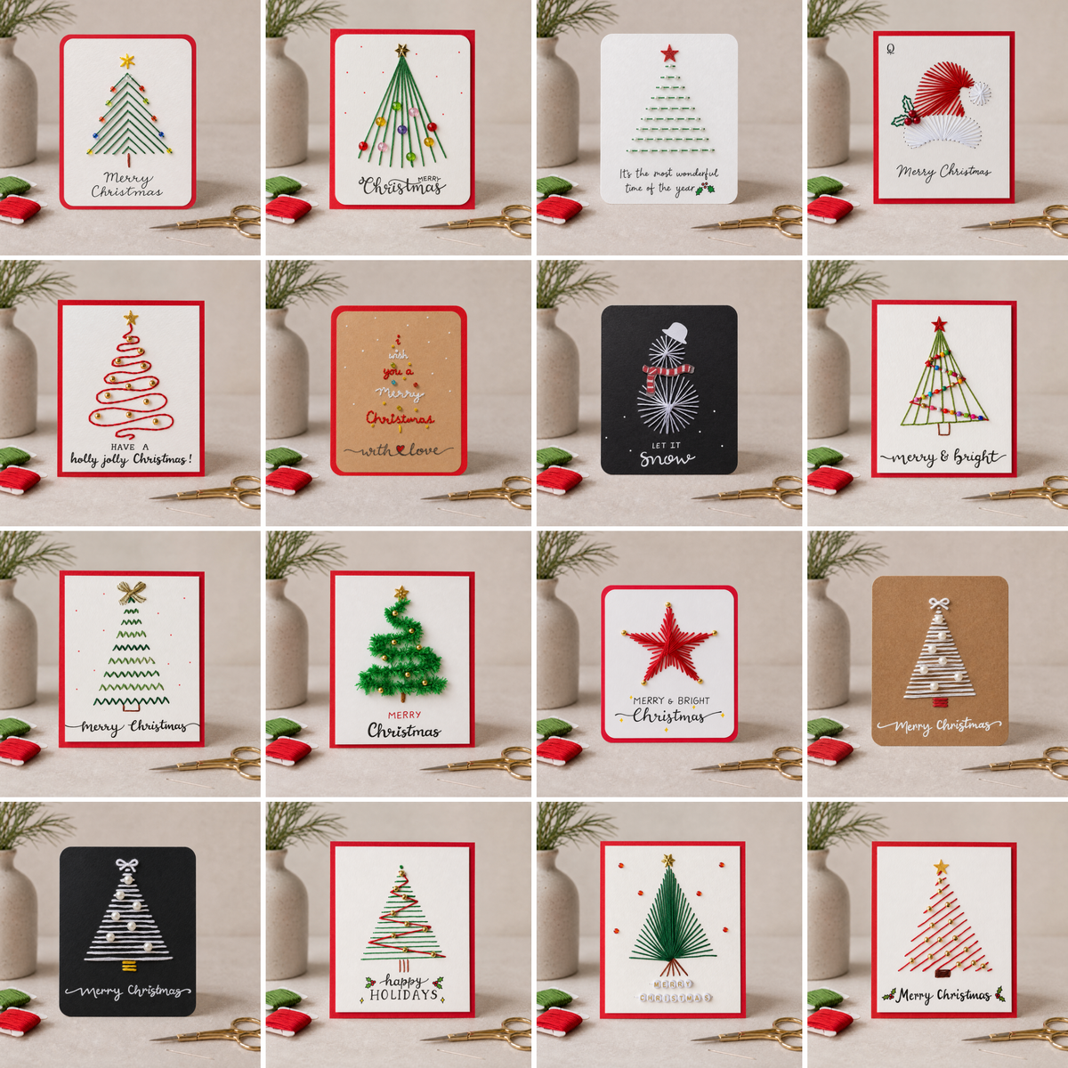Ultimate Christmas Printable Template (set of 25+ cards)
