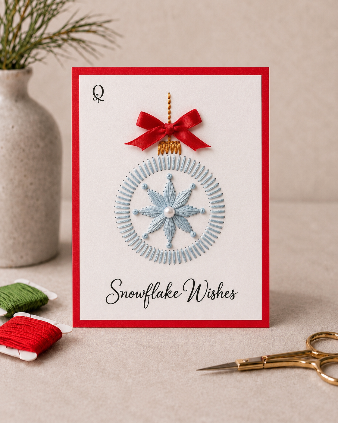 Christmas Snowflake Printable Template