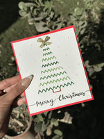 Symmetric Christmas Tree Card