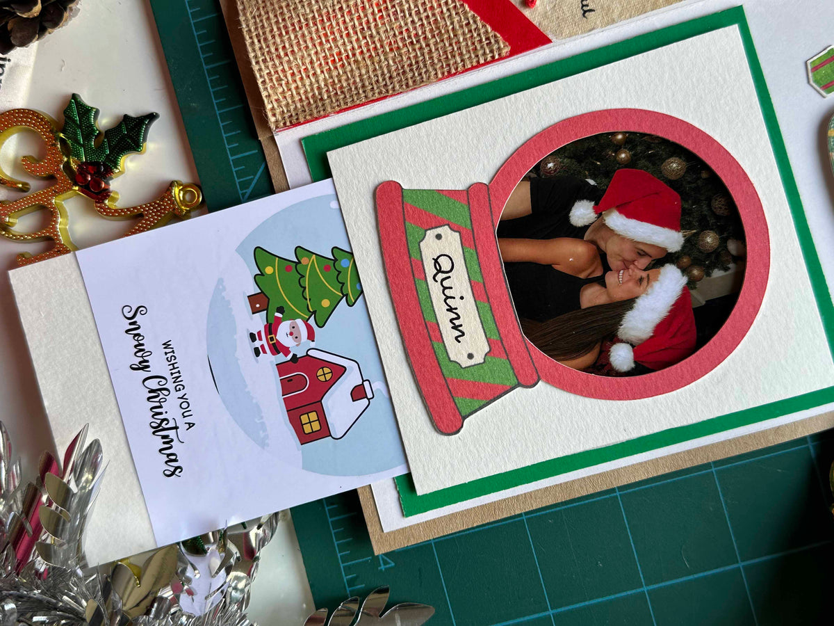 Tri-Fold Christmas Keepsake christmas Card