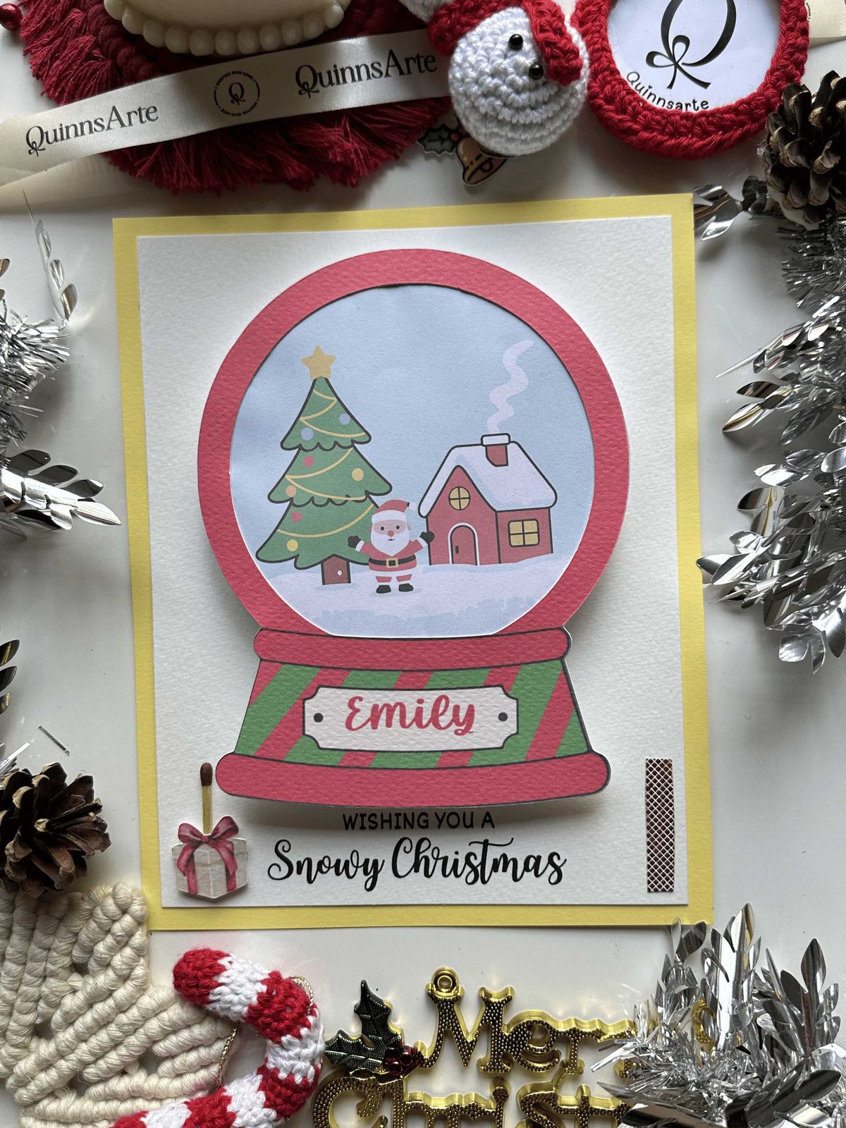 Snow Globe Photo Burn Christmas Box