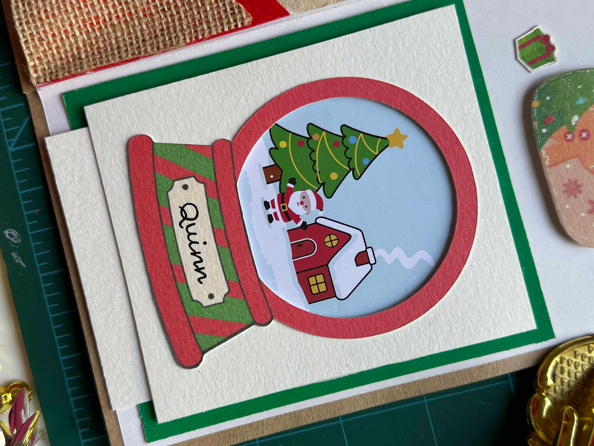 Tri-Fold Christmas Keepsake christmas Card