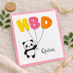 HBD Panda Thread Card