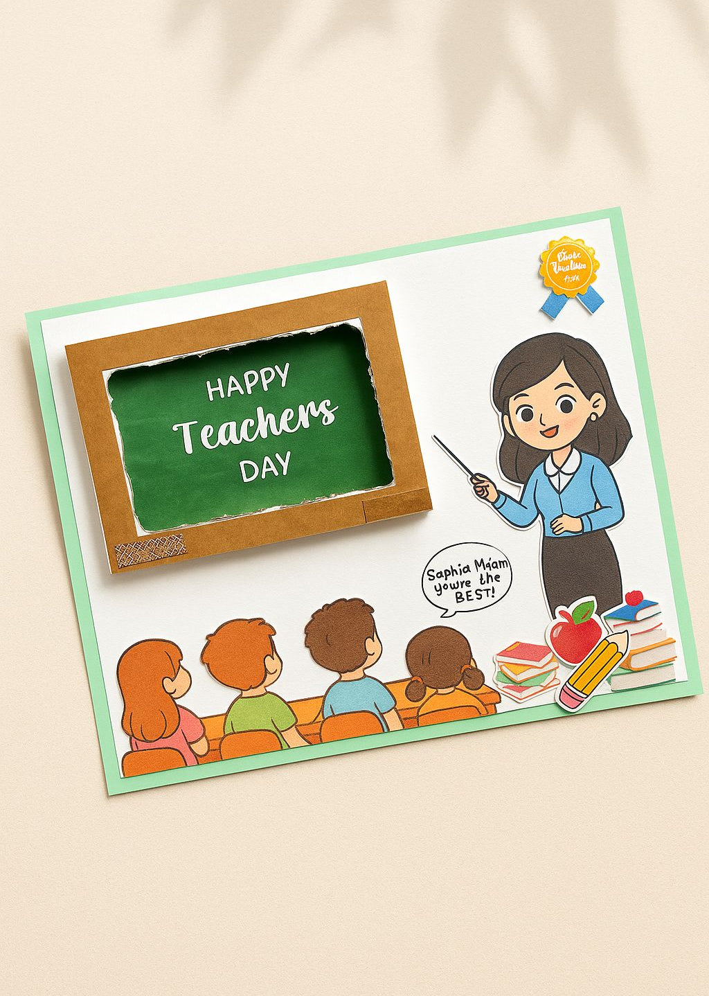 Teachers Day Burn Card