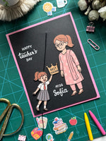 Happy Teacher’s Day Rope Pulling Card