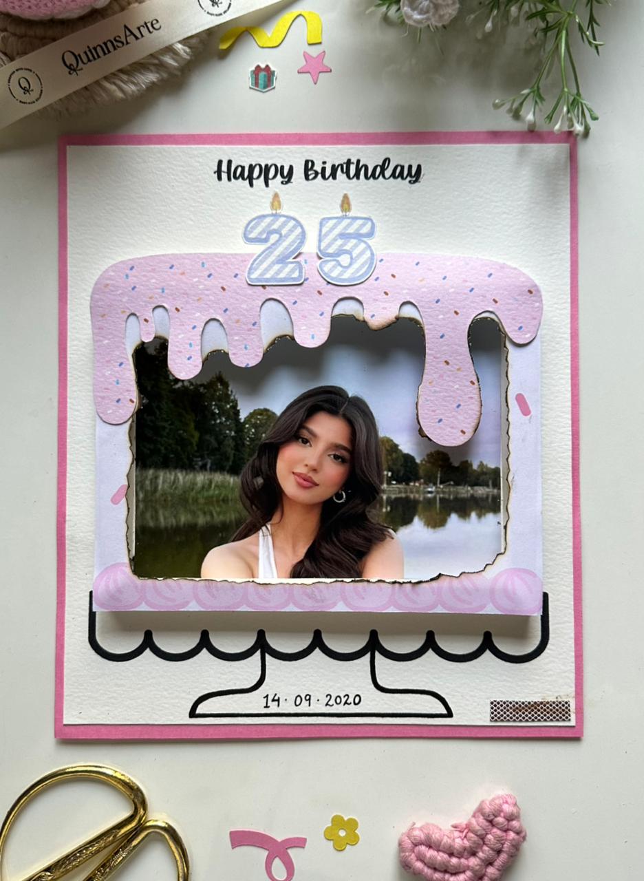 Birthday Cake Burn Card