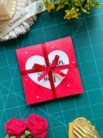 Pop up Hug Card with Face
