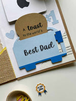 Love You Papa Three Fold Card