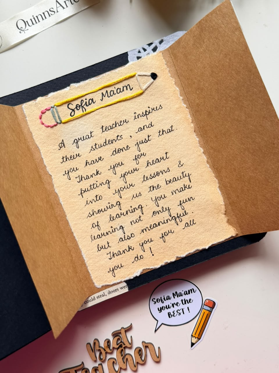 Teacher's Day Memory Book