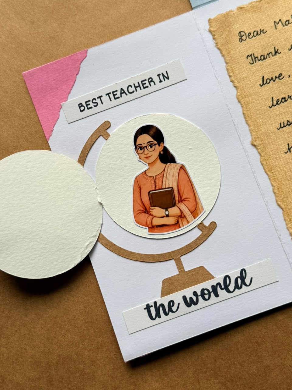 Teachers Day Bag Card