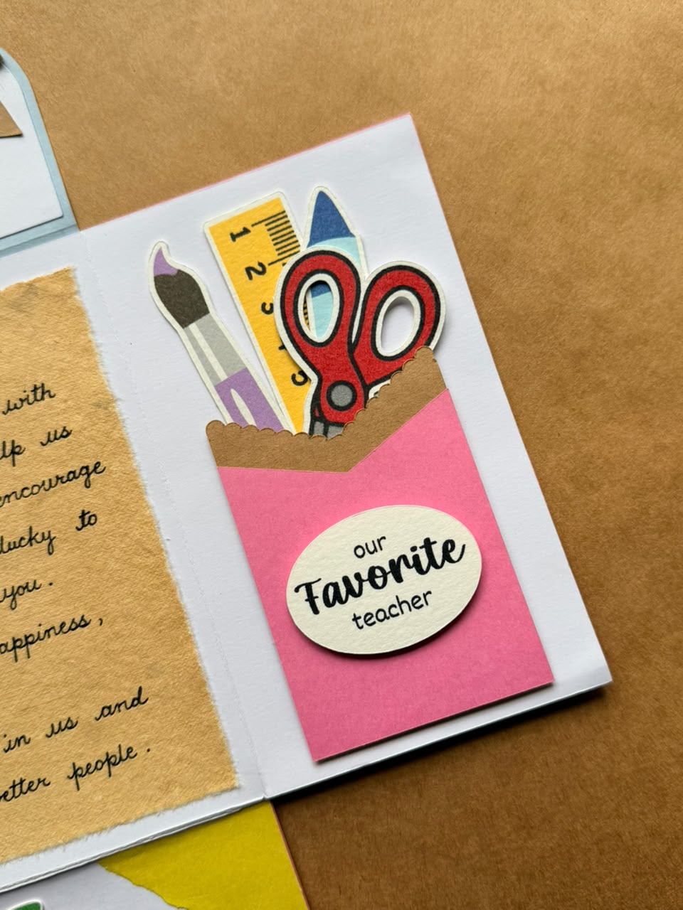 Teachers Day Bag Card