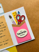 Teachers Day Bag Card