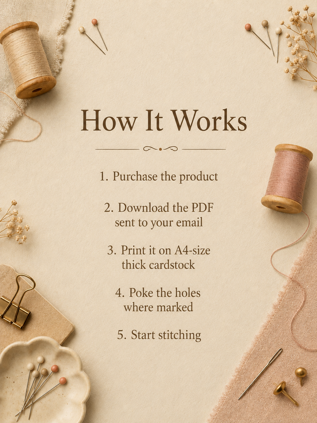 Christmas Card Printable Template set of 6