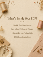 Christmas Card Printable Template set of 6